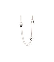 Necklace Marcello Pane Woman Rubber in Silver CLIT056 MARCELLO PANE - CLIT056 MARCELLO PANE